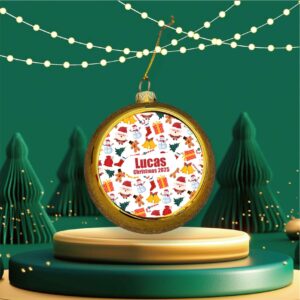 Personalised Bell Christmas Bauble