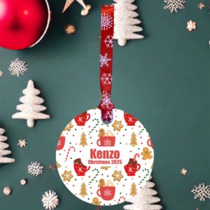 Personalised Hot Chocolate Acrylic Christmas Ornament