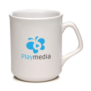 Sparta White Gloss Finish Mug