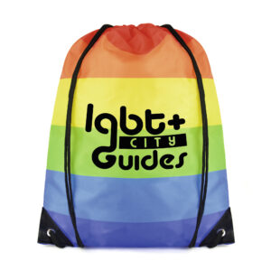 Rainbow Pegasus Drawstring Bag