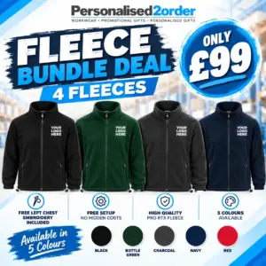 4 Fleece Workwear Bundle – Free Embroidery